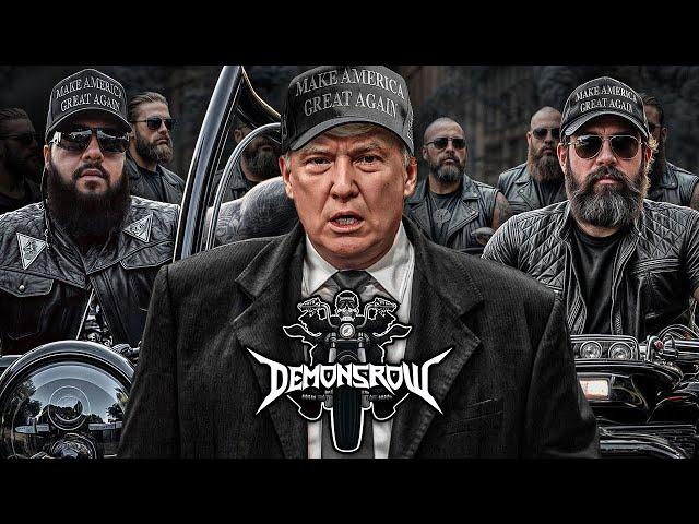 1000’s of Bikers Help Protect President Donald Trump!!