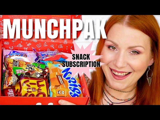 MUNCHPAK OCTOBER 2019 SNACKS FROM AROUND THE WORLD SUBSCRIPTION UNBOXING