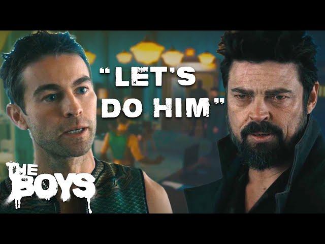 Butcher & Starlight Fight The Deep & Black Noir | The Boys S4