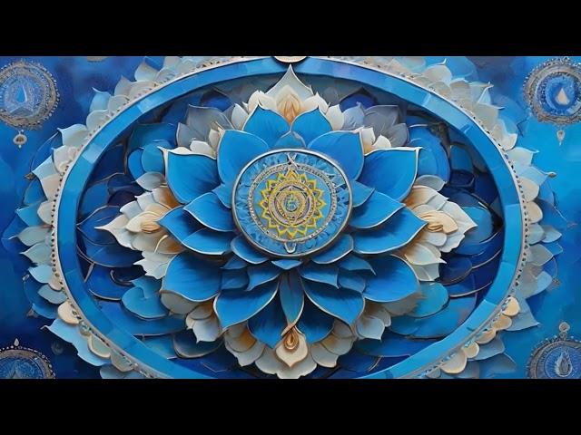 Healing Vishuddha Chakra Throat Chakra Activation Light Blue Chakra Reiki Yoga Meditation Music