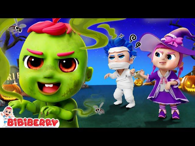 Trick or Treat Halloween Dance With Jozzy Zombie - Halloween Kids Songs | Bibiberry Nursery Rhymes