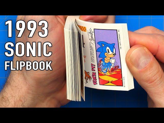 Finding a 28 year old Sonic the Hedgehog Flipbook