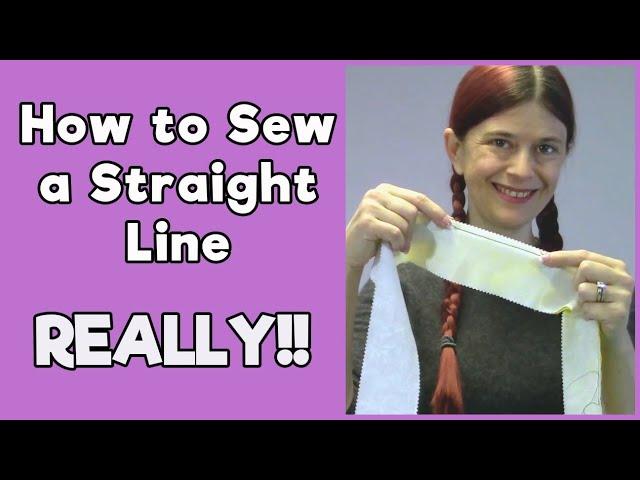 How to Sew a Straight Line