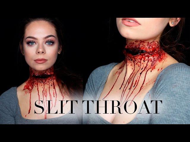 SLIT THROAT - SFX Makeup Tutorial