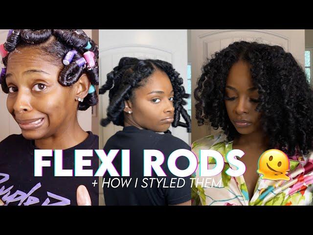 FLEXI ROD TUTORIAL - HOW I FIXED THEM + HOW I STYLED THEM !