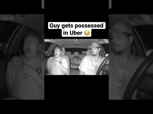 GUY GETS POSSESSED IN UBER!  #shorts
