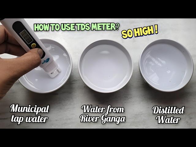 TDS level in drinking water? (check this out)