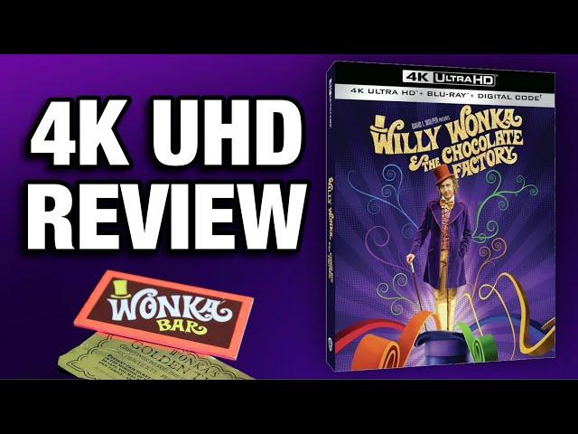 WILLY WONKA 4K ULTRAHD BLU-RAY REVIEW | A DISC OF PURE IMAGINATION!!!