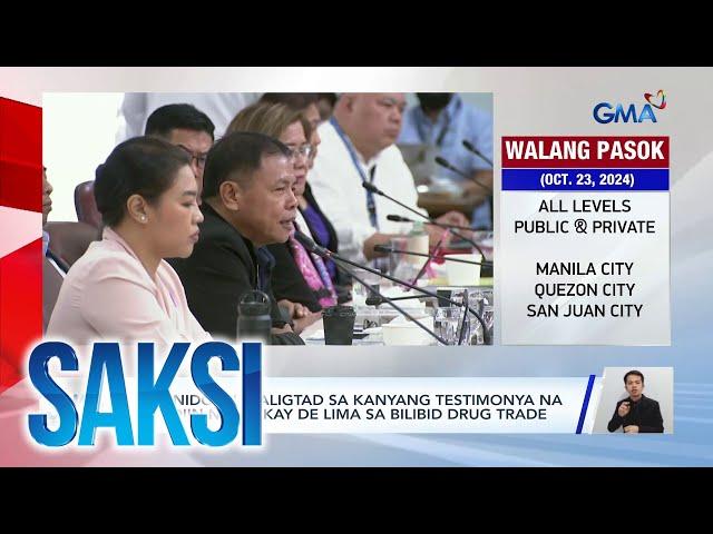 Saksi: (Part 2) Espenido, bumaligtad sa testimonya; Lalong lumakas na Bagyong Kristine