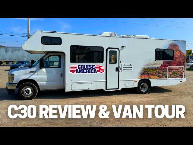 Cruise America Large RV Tour & Walkthrough