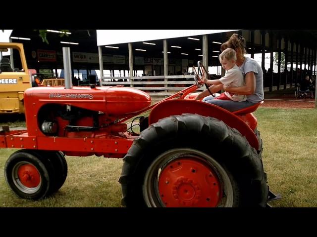 Danny drives an Allis Chalmers