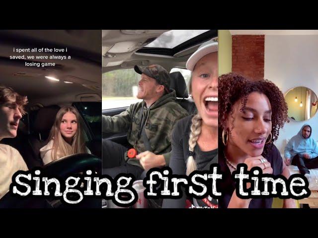 SINGING IN FRONT OF MY GIRLFRIEND/BOYFRIEND FOR FIRST TIME