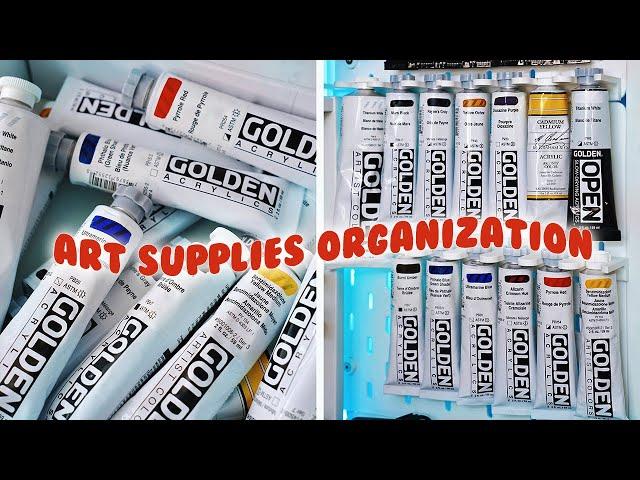 Transforming My Art Supplies Storage