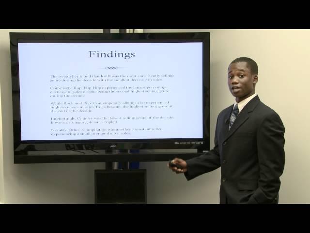 Christopher Holiman: Undergraduate Thesis Presentation