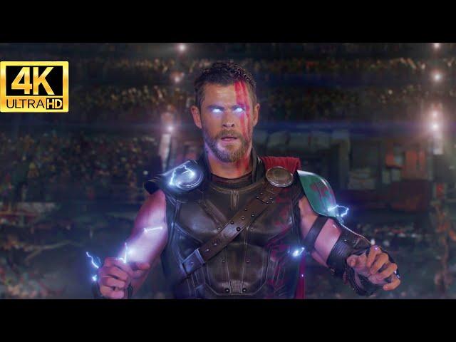 Thor vs Hulk - Main Event Fight Scene - Thor: Ragnarok (2017)  Movie Clip HD Marvel Movie scene