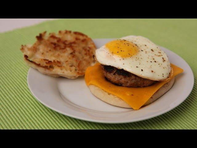 Sausage Egg & Cheese Breakfast Sandwich Recipe - Laura Vitale - Laura in the Kitchen Episode 440