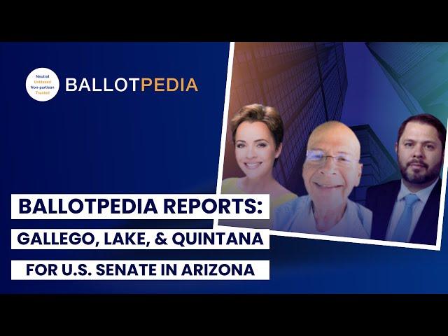 Arizona Senate Race HEATS UP as Gallego, Lake, and Quintana Battle for Votes in the 2024 Election