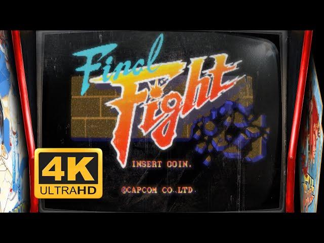 ARCADE LONGPLAY - Final Fight (4K 60FPS)