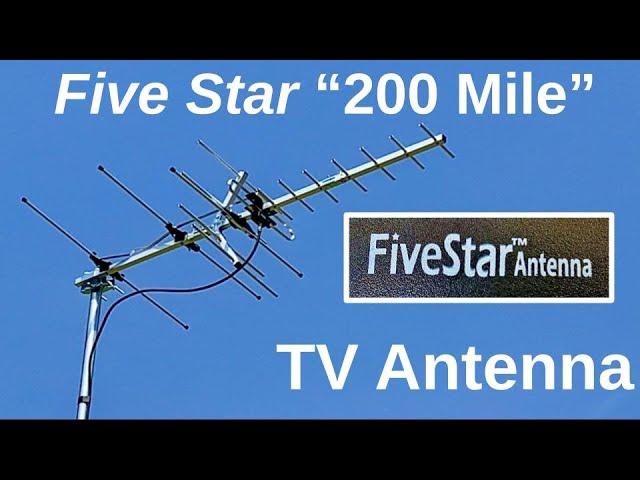 Five Star "200 Mile" Outdoor TV Antenna Review - OTA Television