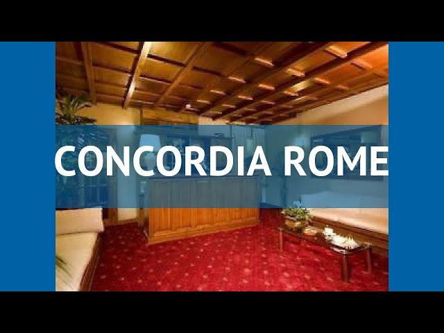 CONCORDIA ROME 3* Италия Рим обзор – отель КОНКОРДИЯ РОМ 3* Рим видео обзор