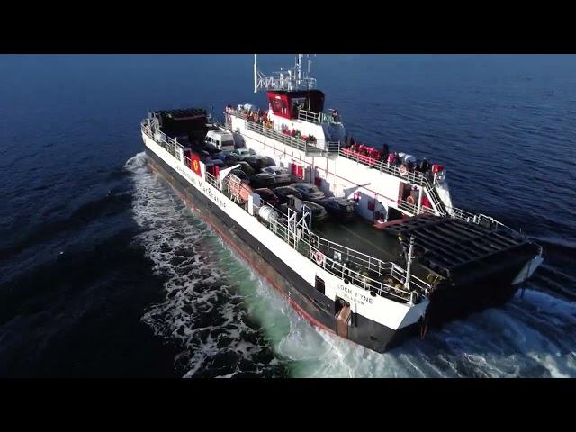 CalMac Ferry Drone chase