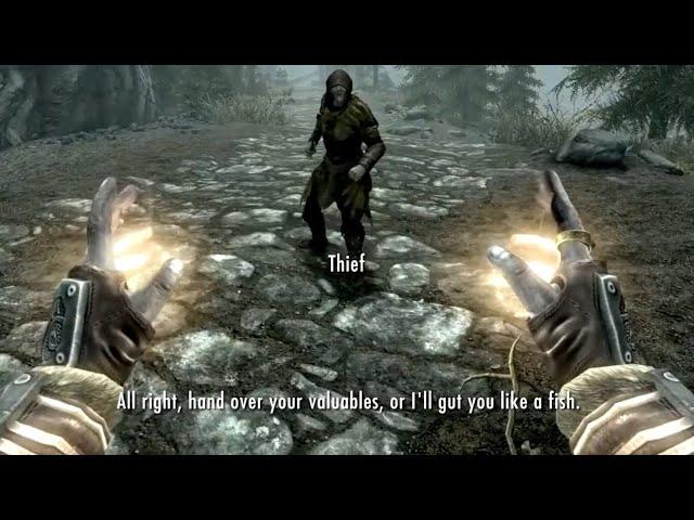 I'd rather die! | Skyrim Highlights #shorts