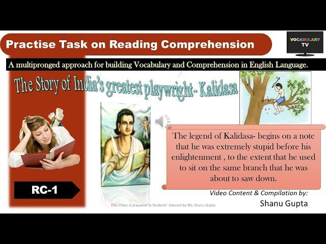 Reading Practise-1: The Story of Kalidasa