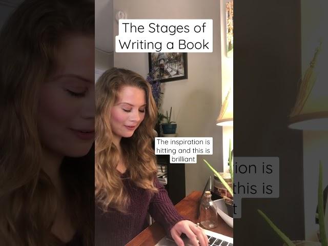 The Stages of Writing a Book #authortube