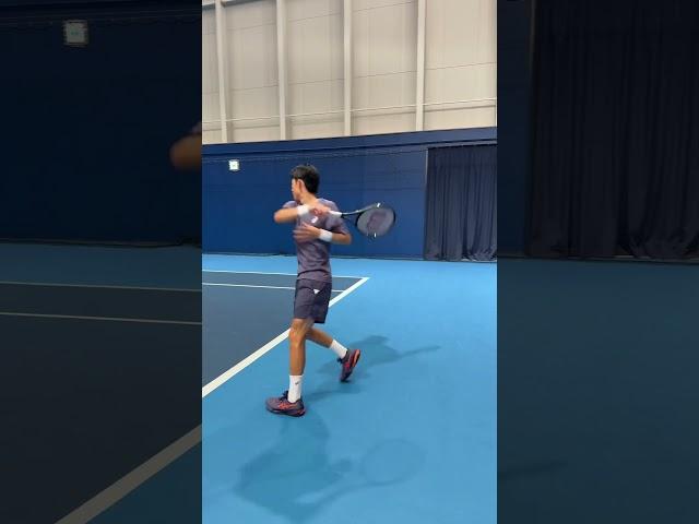 Awareness of the left side of the body is also important#asicstennis #tennis #rf #wilsontennis