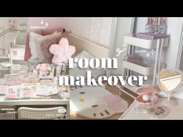 aesthetic room makeover: ikea trip + temu haul, pinterest inspired, coquette