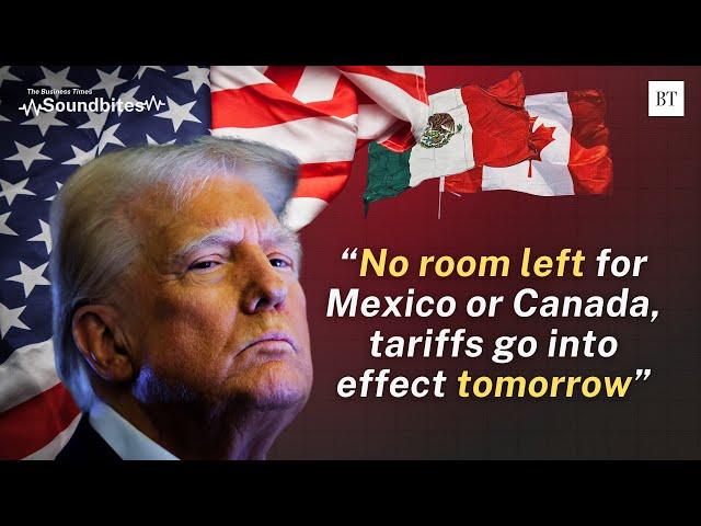 Markets tumble as Trump slams 25% tariffs on Canada, Mexico