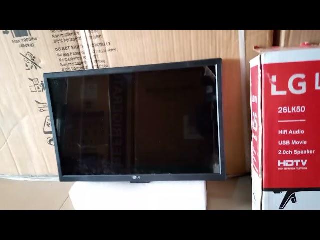 Original LG frameless 26 inches LED tv with a free TV guide adapter.