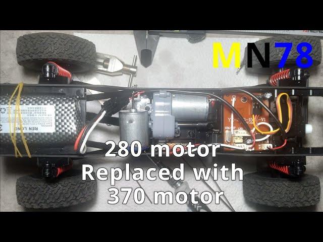 MN78 370 Motor Upgrade