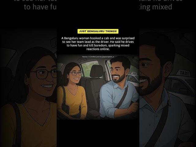 “Bengaluru Woman Shocked as Team Lead Arrives as Her Uber Driver”