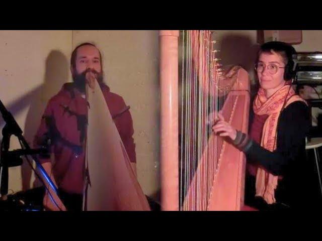 Magical Harmony: Didgeridoo, Cajon & Harp Live Jam