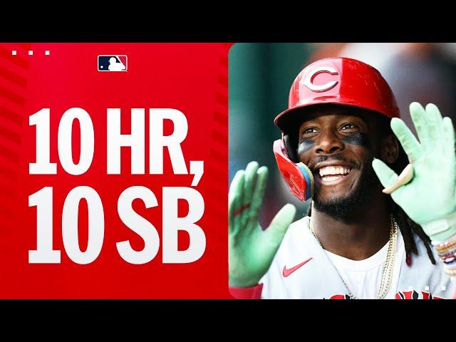 Elly De La Cruz sends his 10th home run of the 2025 season 436 feet!