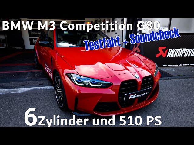 Testfahrt & Soundcheck vom neuen BMW G80 M3 Competition| S58 Motor 510 PS & 600 NM | 2021 TESTDRIVE