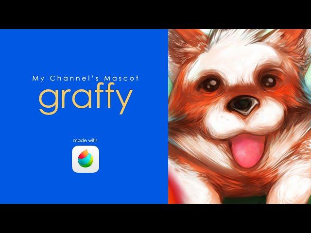 Painting in Medibang Paintg gRAFpx TV Mascot