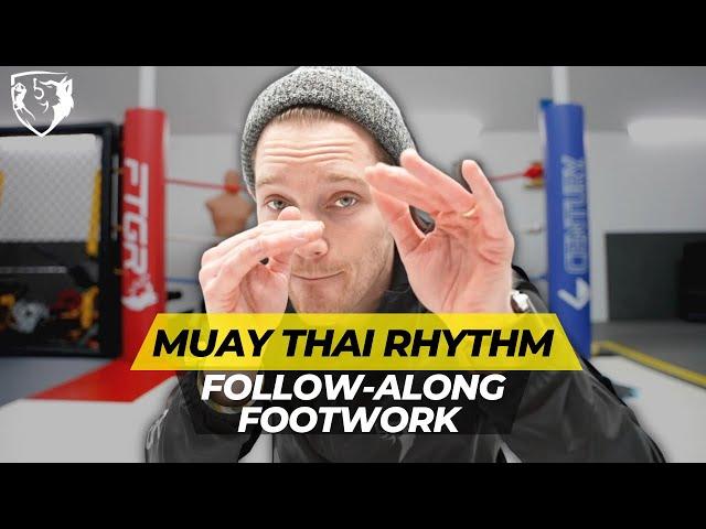 Got no rhythm? Try this #muaythai footwork drill