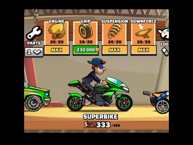 Hill Climb Racing 2 : Super Bike Maxed Out 