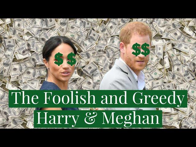 How Meghan Markle Let Her Greed, Narcissism & Princess Diana Obsession Destroy Prince Harry's Future