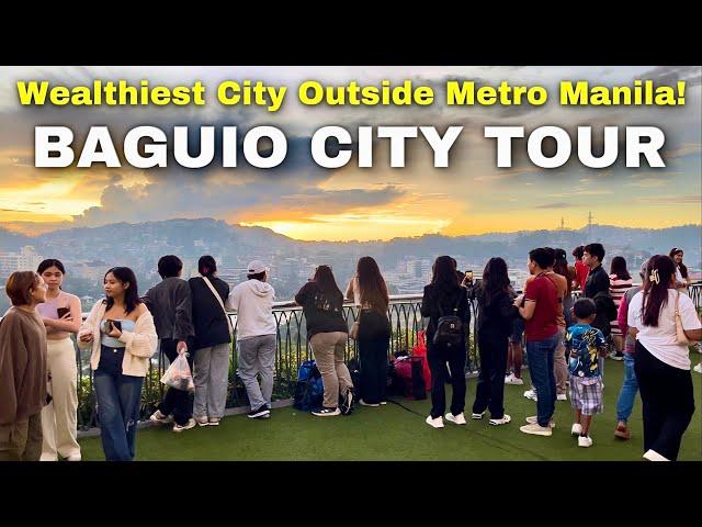 Baguio City Tour 2024 | Richest City Outside Metro Manila! | Session Road & SM Mall - Philippines