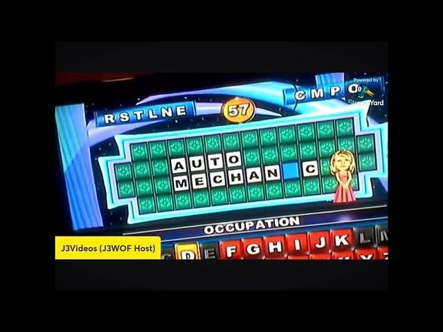 My first $100,000 win on J3Videos live of wheel of fortune for the Nintendo Wii