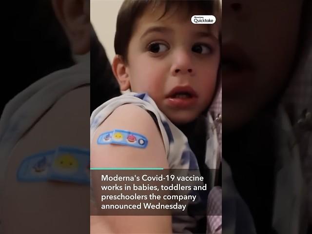 Moderna’s Covid Vaccine Bolsters Immune Response in Kids Under 6