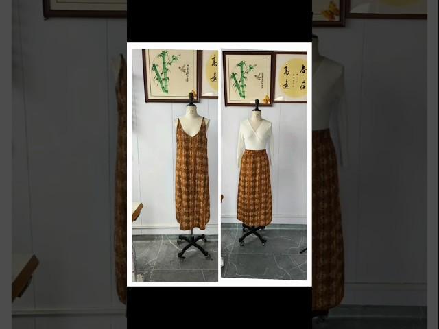 Tutorial on how to transform a suspender skirt into a half skirt "Craftsman" "Tailor" "Preference