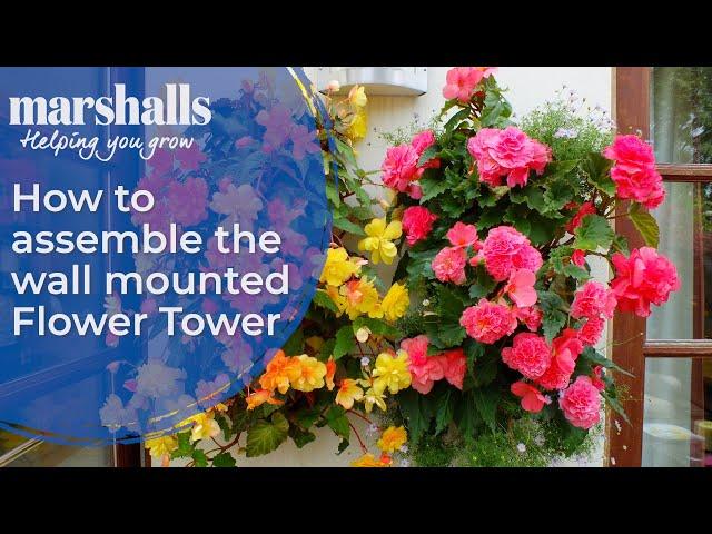 Wall Mounted Flower Tower