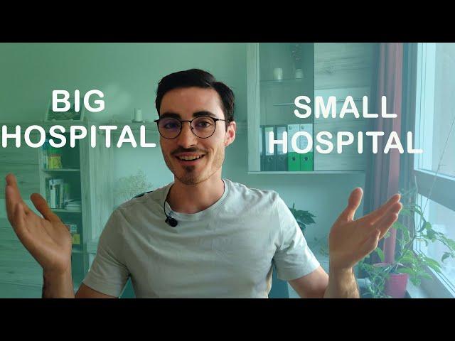 German residency system and becoming a resident in Germany: Big or small hospital?