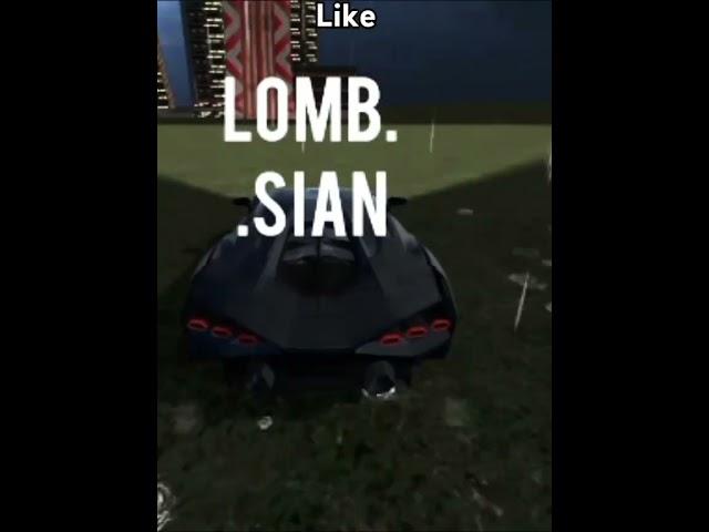 Lamborghini Sian video official short video