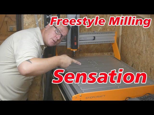  M700 von Stepcraft - Diese CNC Fräse ist eine Sensation  mit Freestyle Milling