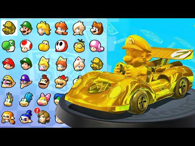 Mario Kart 8 Deluxe - Mario Gold Drivers Blue Seven Gold Variant | The Best Racing Game